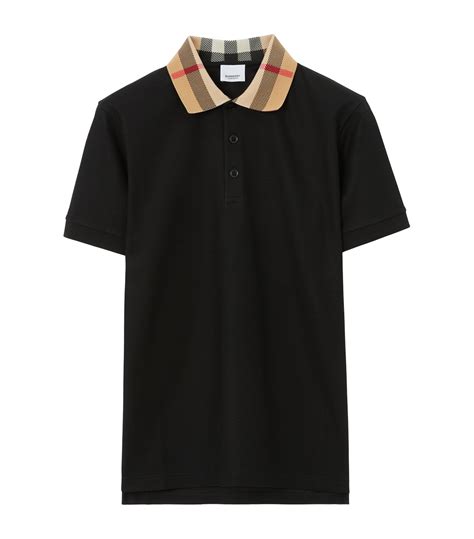 burberry shirt mens black|Burberry collar shirt men's.